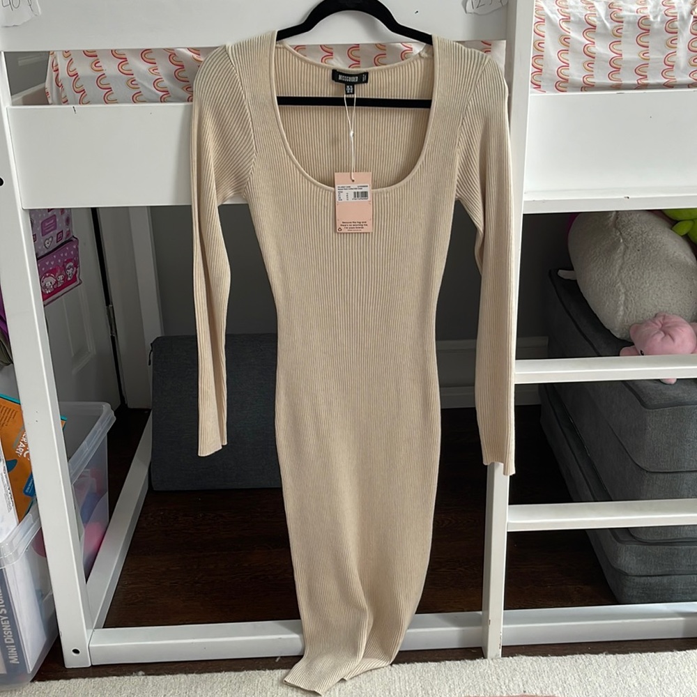 Misguided sweater dress